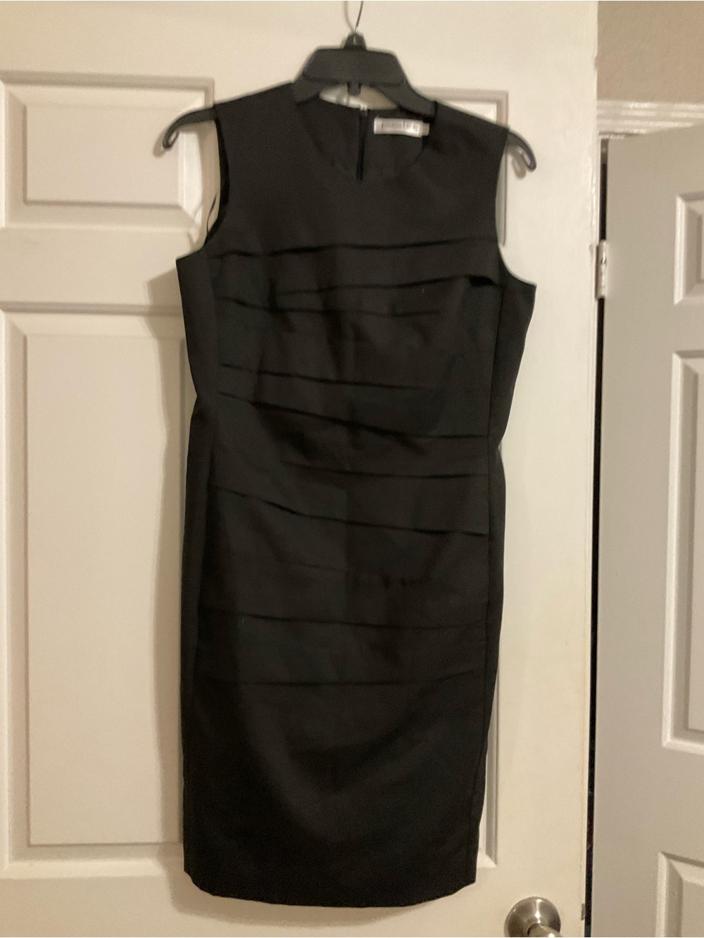 Classic Sleeveless Black Sheath Dress - Timeless Work & Event Staple